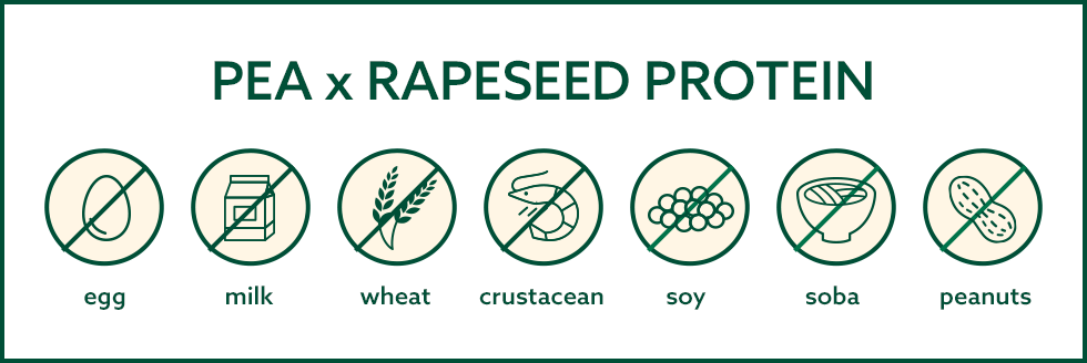 PEA x RAPESEED PROTEIN