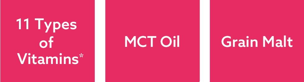 11 Types of Vitamins / MCT Oil / Grain Malt